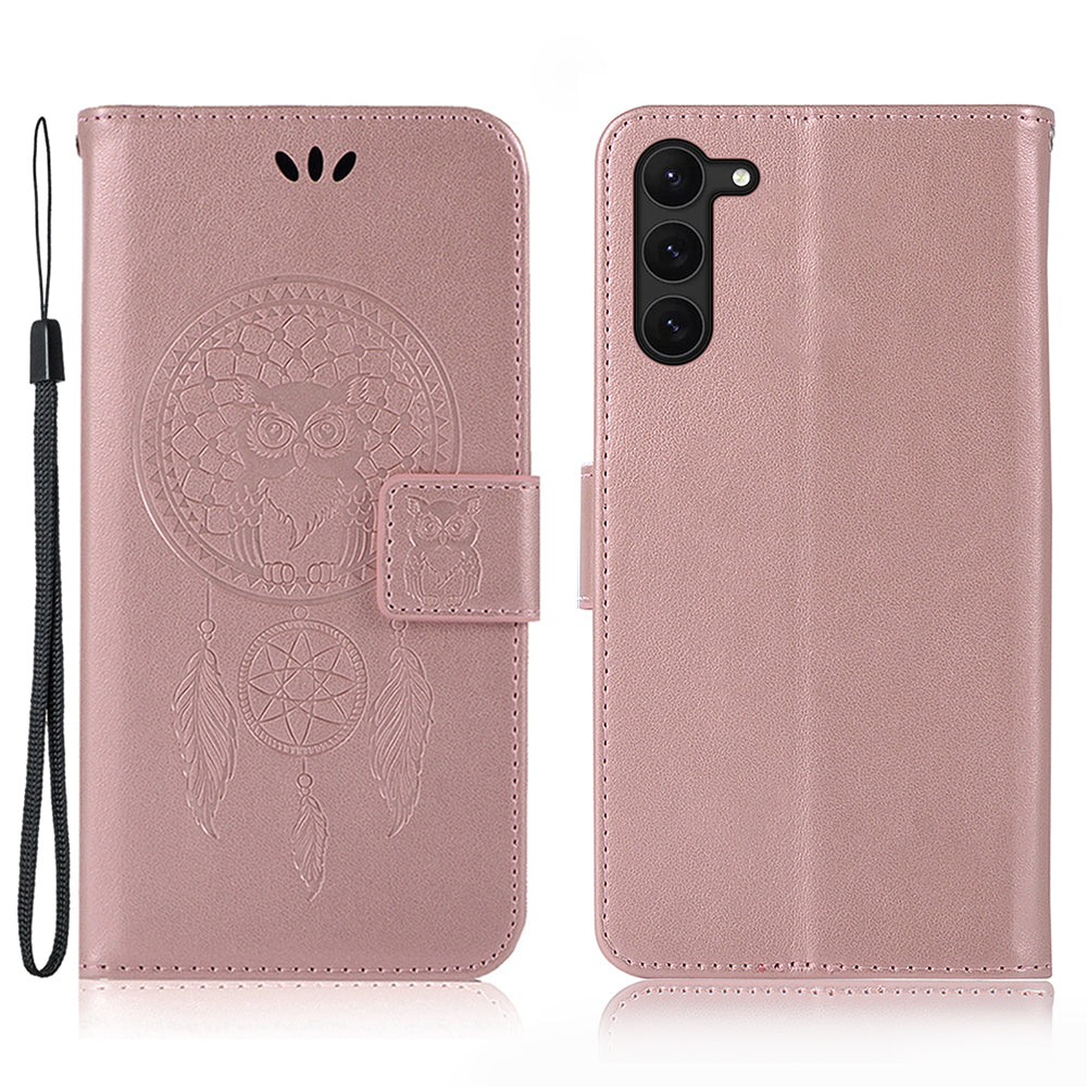 For Samsung Galaxy S23 PU Leather Phone Case Wallet Stand Owl Dream Catcher Pattern Imprinted Cover For Samsung Galaxy S23 PU Leather Phone Case Wallet Stand Owl Dream Catcher Pattern Imprinted Cover